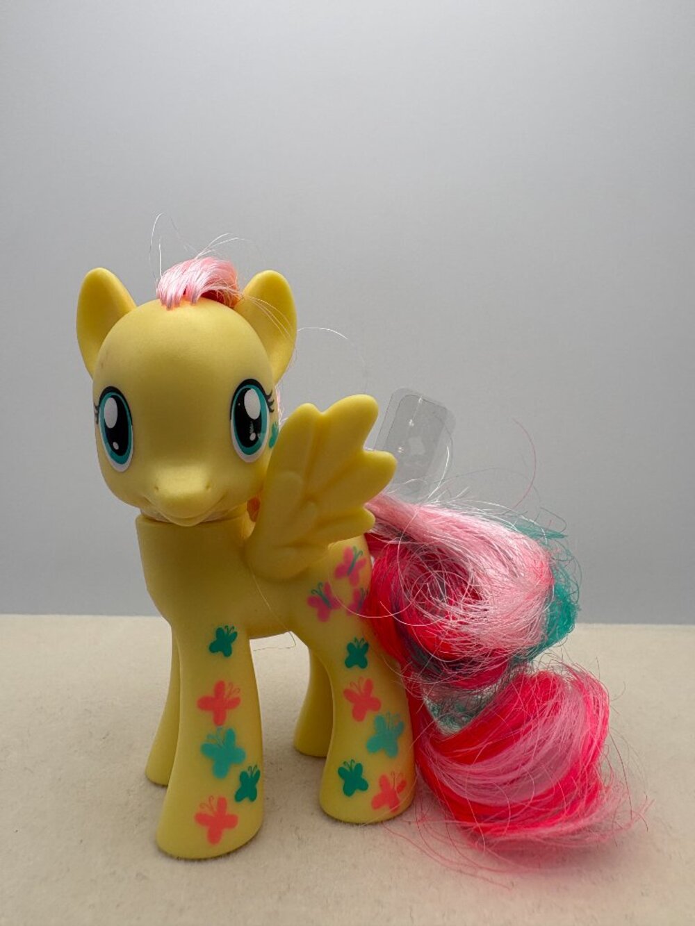 My Little Pony (MLP) Fluttershy Rainbow Flash 2010 Pegasus OG Hair (MLP: LT2-43)